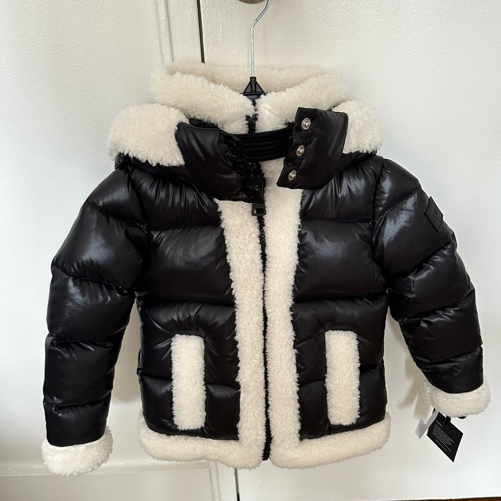 SAM. Kids Black and White Puffer Jacket
